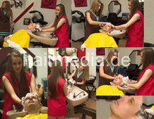 Load image into Gallery viewer, 287 6 barber by EllenS + 4 hand KristinaB backward salon shampooing