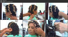 Load image into Gallery viewer, 6199 Fancy curls small rod shampoo and wet set