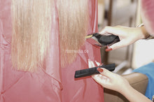 Carica l&#39;immagine nel visualizzatore di Gallery, 8155 Luisa 3 dry haircut clippers trim by Kia redhead barberette