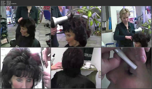 h067 Erfurt Salon GDR cut and blow dry Vokuhila