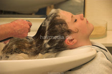 Load image into Gallery viewer, 6060 02 Charmeine(12) backward wash by mature barberette salon backward shampoo station