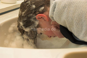 6060 04 Charmeine(12) forward wash shampoo by mature barberette