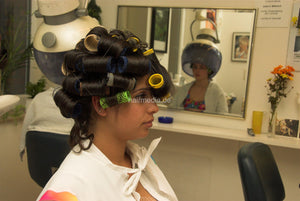 6070 3 Tayla thick indian hair wet set in Hannover Salon