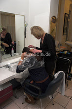 Cargar imagen en el visor de la galería, 9129 Tayla 1 Hannover thick strong forward shampoo hairwash by Barberette Monika video for download
