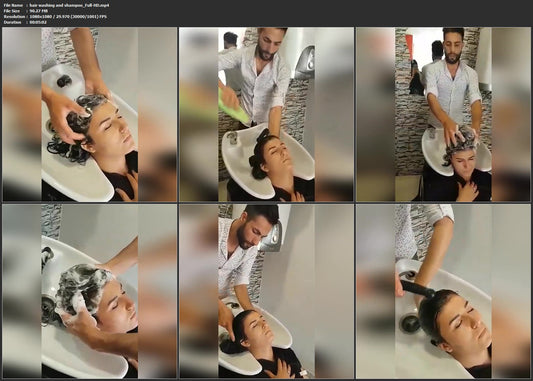 1062 hair washing and shampoo