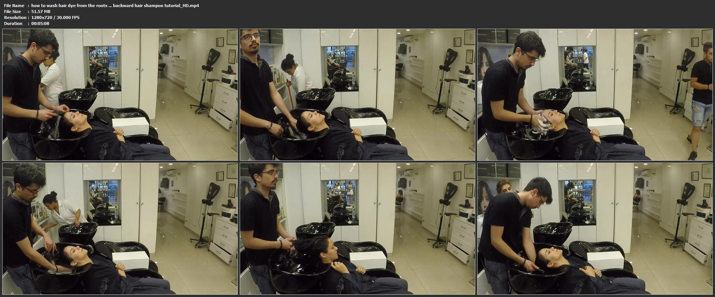 1062 how to wash hair dye from the roots ... backward hair shampoo tutorial