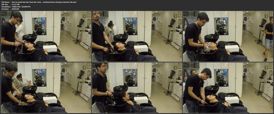 1062 how to wash hair dye from the roots ... backward hair shampoo tutorial