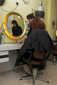 8048 Agnes firm forward vintage salon hair wash shampooing