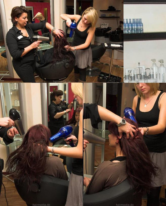 b017 TanjaN blow dry 6 min HD-Video for download