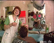 109 one day in old fashioned hairsalon 1998 Germany