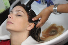 Load image into Gallery viewer, 491 Hayley b shampooing, salon backward bowl