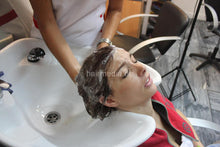 Load image into Gallery viewer, 491 Hayley b shampooing, salon backward bowl