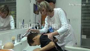 1136 Johan youngboy firm haircut cut and forward salon shampooing hairwash   TRAILER