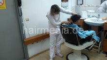 将图片加载到图库查看器，1136 Johan youngboy firm haircut cut and forward salon shampooing hairwash  camera 2