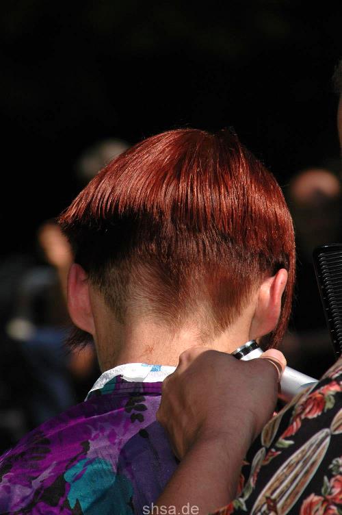866 Sabine outdoor haircut session event 18 min video and 140 pictures for download