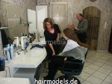 Carica l&#39;immagine nel visualizzatore di Gallery, 6017 Carisa shampoo forward in vintage Karlsruhe salon white barbershop bowl