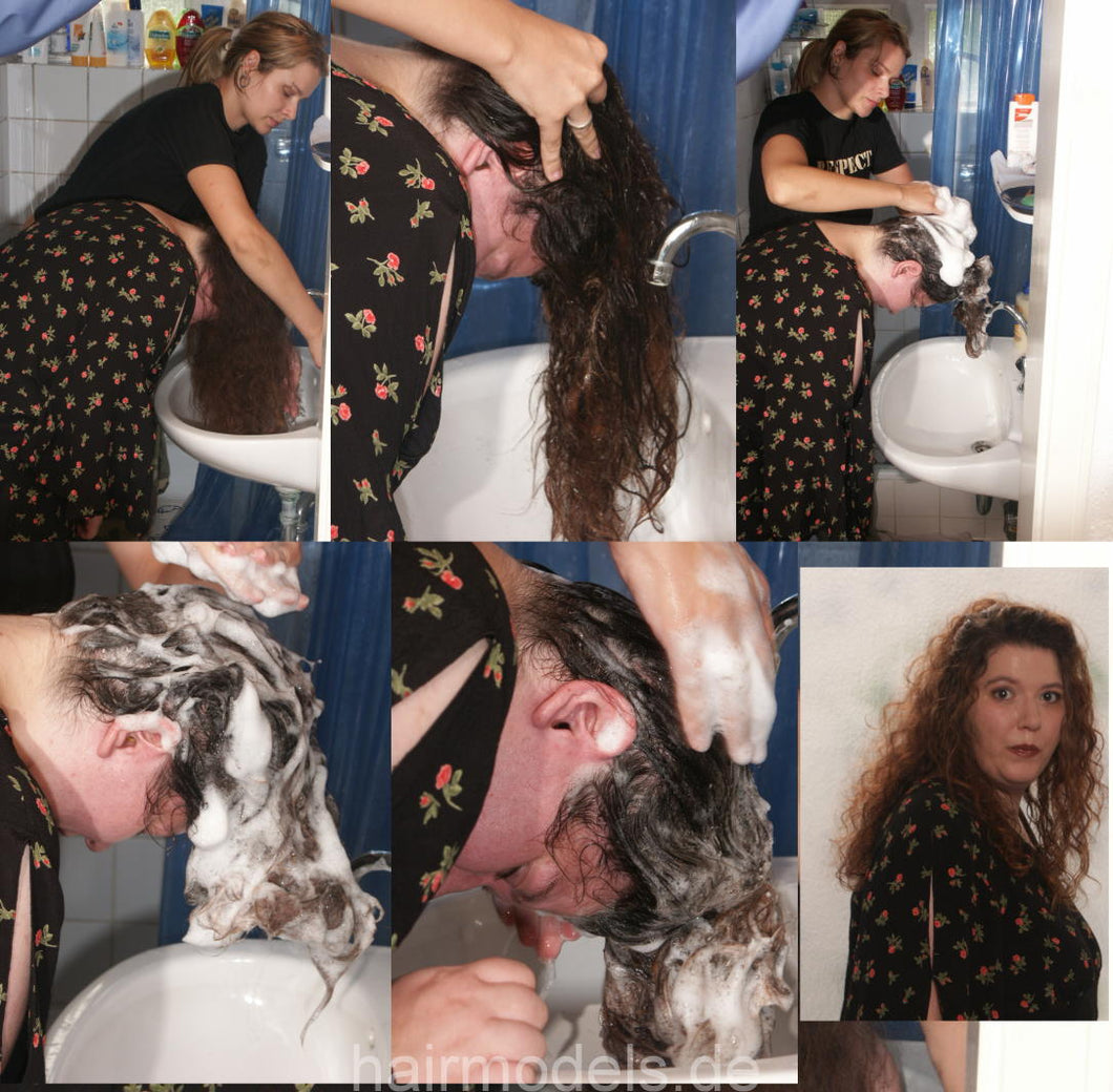 9118 Constanze by Barberette forward wash long hair