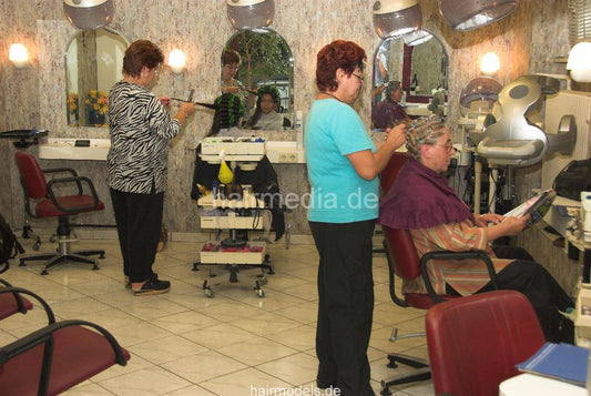 6053 SandraS wet set vintage Karlsruhe salon mature barberette