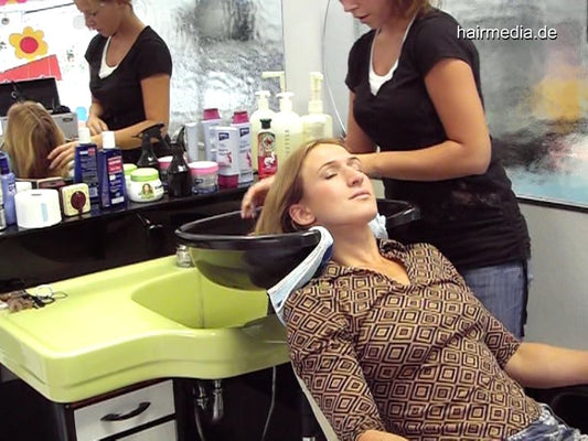 196 Katharina XXL hair snd 2 backward shampooing by NicoleB in mobile sink
