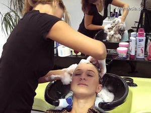 196 Katharina XXL hair snd 2 backward shampooing by NicoleB in mobile sink