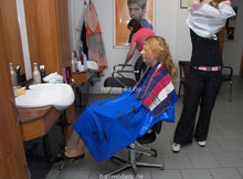 将图片加载到图库查看器，795 Anne perm 1 firm forward salon shampooing hairwash pvc Waschumhang