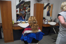 Laden Sie das Bild in den Galerie-Viewer, 795 Anne perm 1 firm forward salon shampooing hairwash pvc Waschumhang