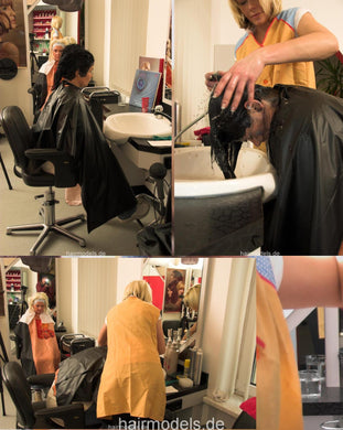 180 Bianca 2 firm forward wash hairwash by mature barberette ManuelaZ