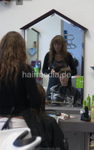 Cargar imagen en el visor de la galería, 147 Barberette JuliaM shampooing the salon owner forward hair wash