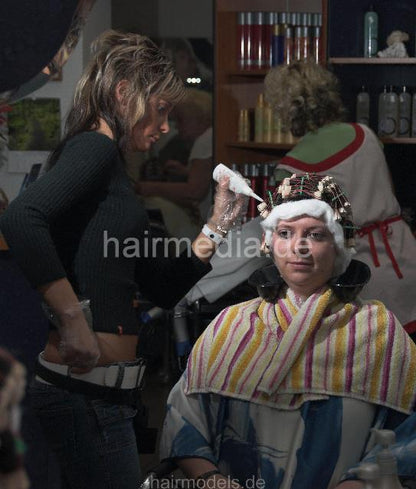 750 Katja woodcurler perm complete Leipzig saxonia vintage salon