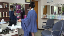将图片加载到图库查看器，1045 Melisa self caping session barberette in vintage barbershop