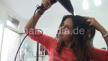 Carica l&#39;immagine nel visualizzatore di Gallery, 9053 5 self blow dry hair styling thick hair after cutting