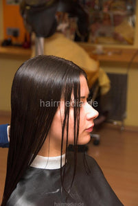 6087 Jenia 2 haircut long thick hair shiny black cape