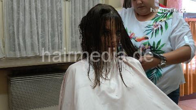 8147 MarieM 3 by DanielaG haircut wet and blow job dry