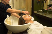 将图片加载到图库查看器，6142 Romana s0641 1 wash salon backward shampooing Mainz Salon hairdresser