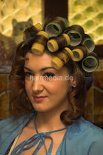 Charger l&#39;image dans la galerie, 6142 Romana s0641 4 smoking in rollers, finish teasing and combout