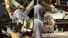 Carica l&#39;immagine nel visualizzatore di Gallery, 8098 NataschaH 3 forward strong wash in barbershop bowl by Dzaklina
