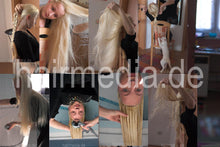 Load image into Gallery viewer, 196 NicoleL xxl blonde hair play brush braid shampoo 106 min video for download