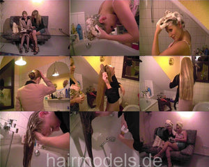 9008 shampooing 2 girls, 30 min video for download