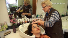 Load image into Gallery viewer, 8141 OlgaO 2 firm backward salon shampooing thick hair wash by strong senior barberette