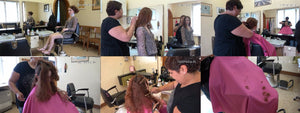 8147 JuliaR 1 by DanielaG dry haircut drycut in vintage barbershop barberchair