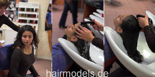 741 AB Derya shampooing backward pre perm