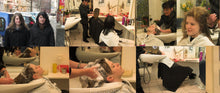 Carica l&#39;immagine nel visualizzatore di Gallery, 6060 02 Charmeine(12) backward wash by mature barberette salon backward shampoo station