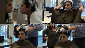 9076 Damla upright by barber salon shampooing