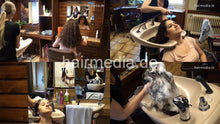 Laden Sie das Bild in den Galerie-Viewer, 361 OlgaO by JuliaS backward shampooing the thick and long hair of shampoogirl