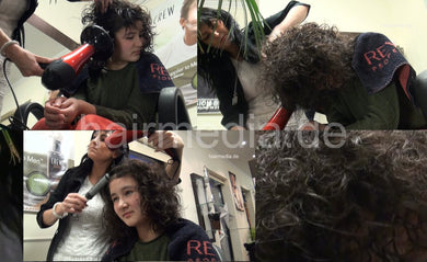 9048 07 Anja teen dry blow job hair style by SandraN