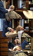 Load image into Gallery viewer, 1008 Oksana backward shampoo blow by barber Nic