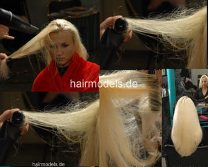 b003 Riesa, Germany Christin blow out blonde hair