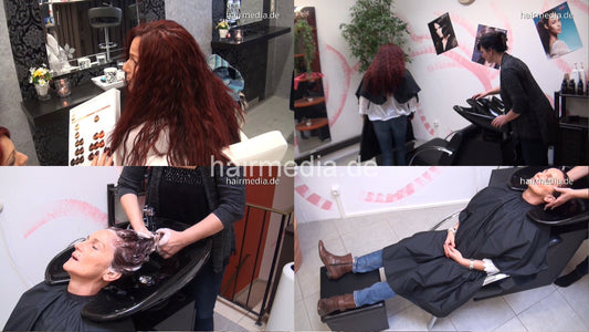 g005 Ana 1 backward wash redhead before straightening by Talya