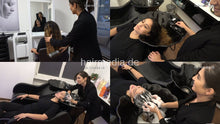 Load image into Gallery viewer, 1032 DanielleA backward shampoo by Marinela black shampoo station