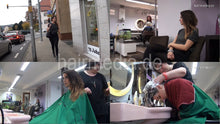 Charger l&#39;image dans la galerie, 6145 barberette MelanieGoe a forward hairwash at hairdresser salon